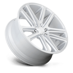 Dub 1Pc S257 Flex 22X9.5 +25 Gloss Silver Brushed Face