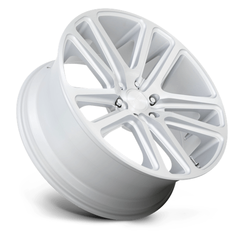 Dub 1Pc S257 Flex 24X10 +30 Gloss Silver Brushed Face