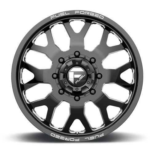 Fuel Mono De19 Ff19D 20X8.25 +105 Gloss Black Milled