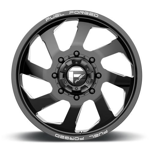 Fuel 1Pc Dd39 Ff39D 20X8.25 +105 Gloss Black Milled