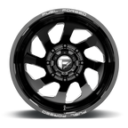 Fuel 1Pc Dd39 Ff39D 20X8.25 +105 Gloss Black Milled