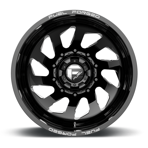Fuel 1Pc Dd39 Ff39D 20X8.25 -202 Gloss Black Milled