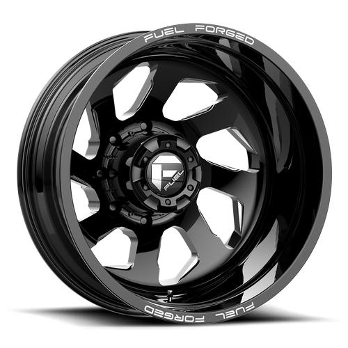 Fuel 1Pc Dd39 Ff39D 20X8.25 -202 Gloss Black Milled