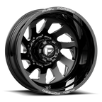 Fuel 1Pc Dd39 Ff39D 20X8.25 -202 Gloss Black Milled