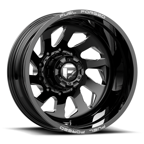 Fuel 1Pc Dd39 Ff39D 20X8.25 -202 Gloss Black Milled