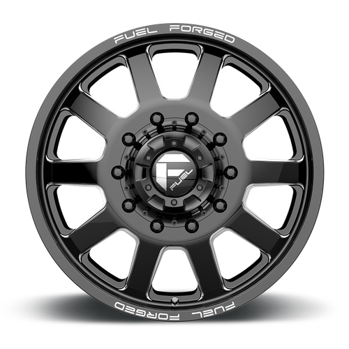 Fuel Mono De09 Ff09D 20X8.25 +105 Matte Black Milled