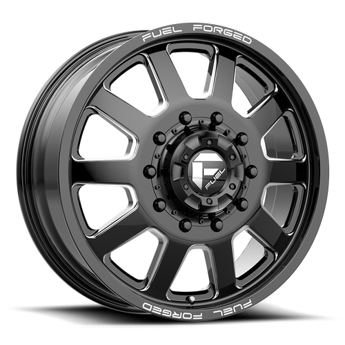 Fuel Mono De09 Ff09D 20X8.25 +105 Matte Black Milled