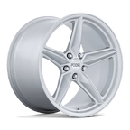 Foose 1Pc F174 Cf8 20X11 +20 Gloss Silver