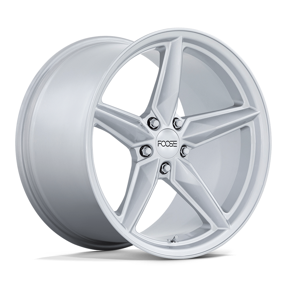 Foose 1Pc F174 Cf8 19X9.5 +17 Gloss Silver