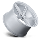 Foose 1Pc F174 Cf8 20X11 +50 Gloss Silver
