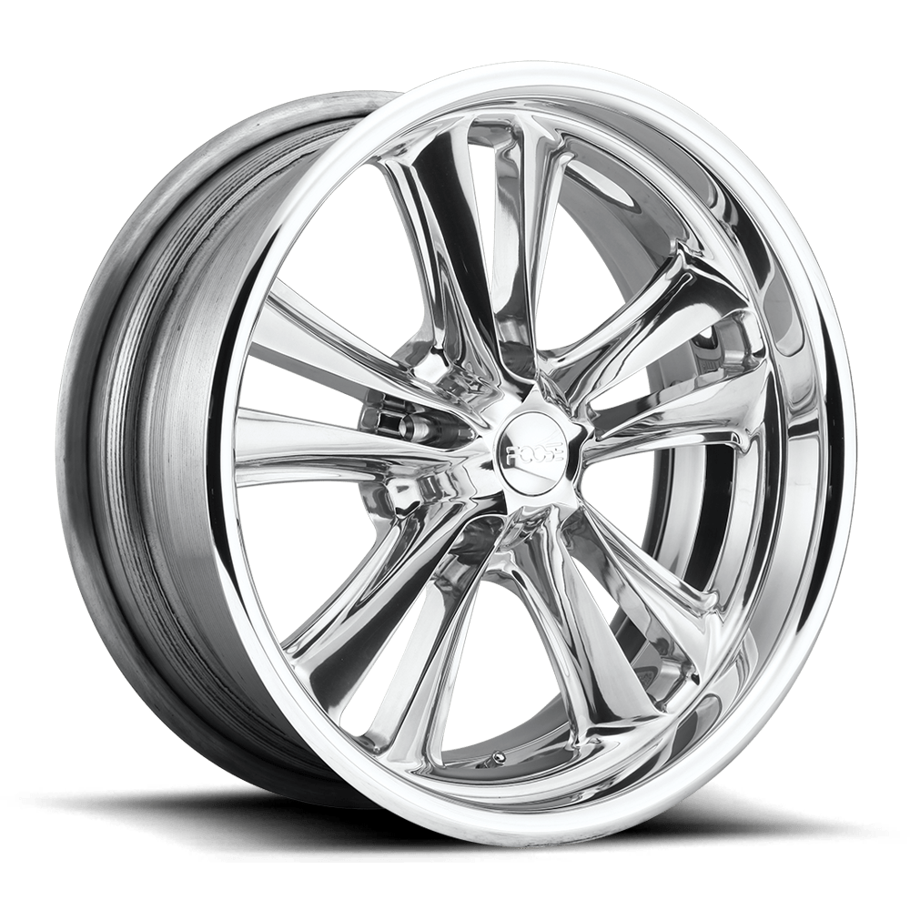 Foose 2Pc F237 Knuckle 17X8 +0 High Luster Polished