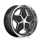 Foose 1Pc F171 Merlot 22X9 +15 Gloss Black Machined