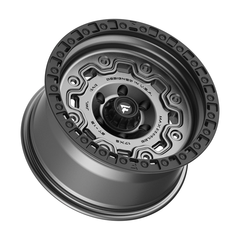 Fittipaldi FT100 17X9 -12 Satin Anthracite with Black Ring