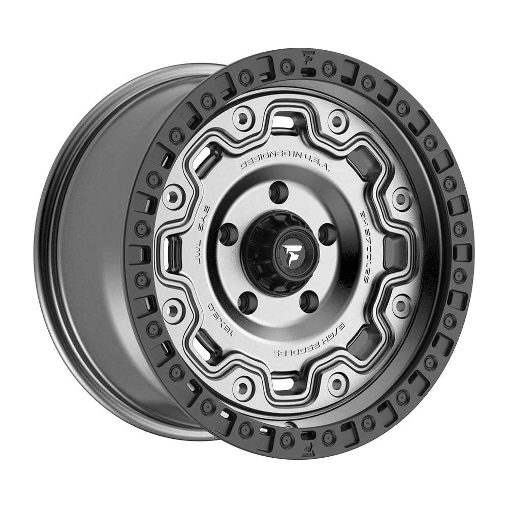 Fittipaldi FT100 18X9 +18 Satin Anthracite with Satin Black Lip