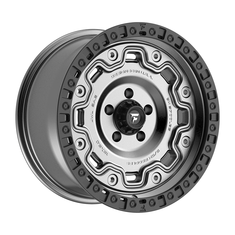 Fittipaldi FT100 18X9 +18 Satin Anthracite with Satin Black Lip