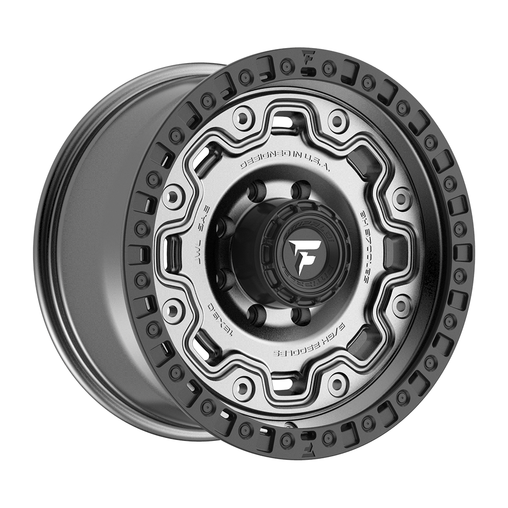 Fittipaldi FT100 18X9 +18 Satin Anthracite with Satin Black Lip