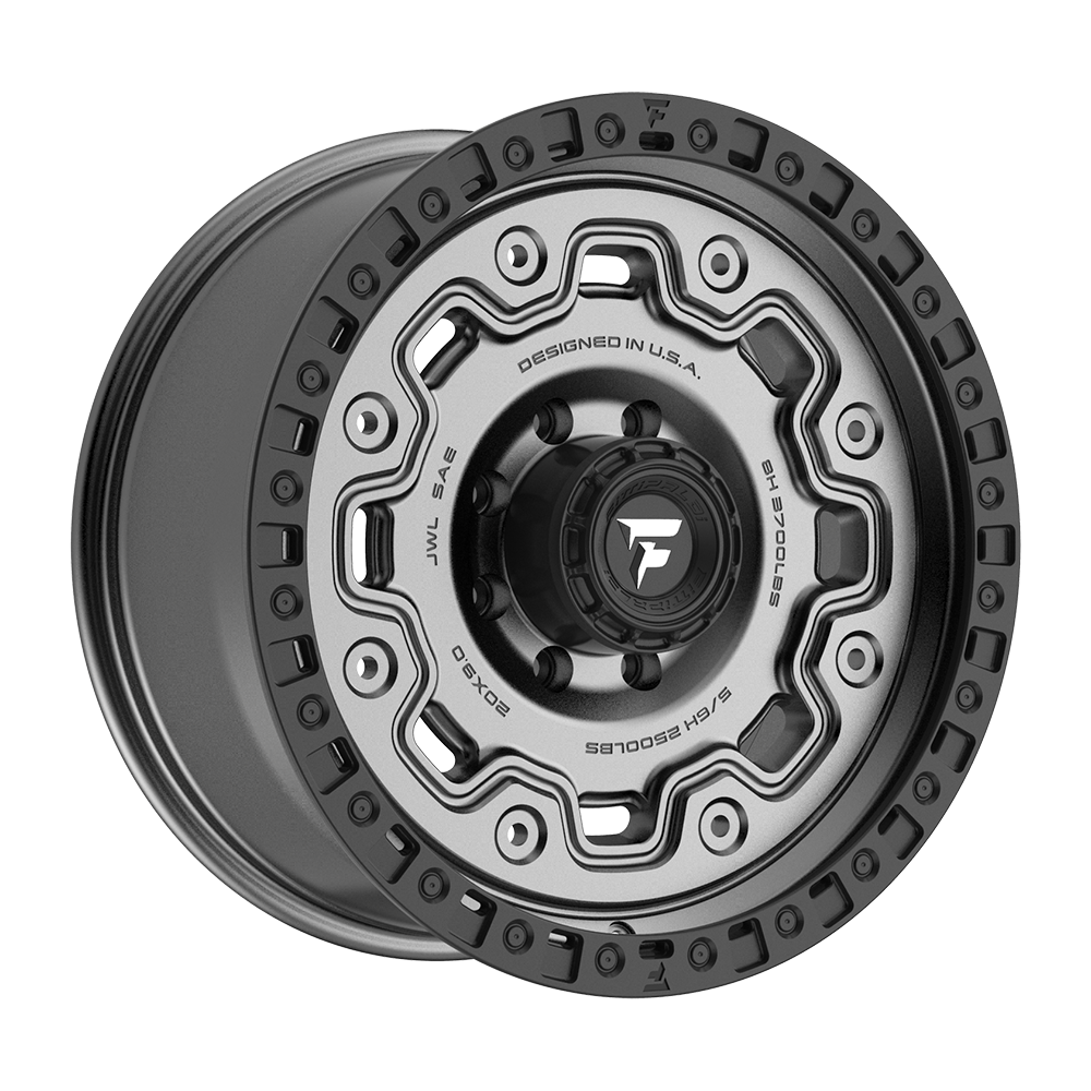 Fittipaldi FT100 20X9 +18 Satin Anthracite with Satin Black Lip