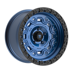 Fittipaldi FT100 17X9 -12 Gloss Blue with Black Ring