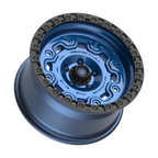Fittipaldi FT100 17X9 -12 Gloss Blue with Black Ring