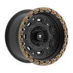 Fittipaldi FT100 17X9 -12 Satin Black with Bronze Ring