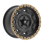 Fittipaldi FT100 18X9 +0 Satin Black with Bronze Ring