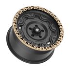 Fittipaldi FT100 18X9 +0 Satin Black with Bronze Ring