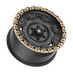 Fittipaldi FT100 18X9 +18 Satin Black with Bronze Ring