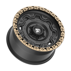 Fittipaldi FT100 18X9 +18 Satin Black with Bronze Ring