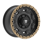 Fittipaldi FT100 18X9 +18 Satin Black with Bronze Ring