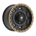 Fittipaldi FT100 18X9 +18 Satin Black with Bronze Ring