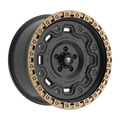 Fittipaldi FT100 20X9 +0 Satin Black with Bronze Ring
