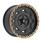 Fittipaldi FT100 20X9 +0 Satin Black with Bronze Ring