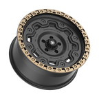 Fittipaldi FT100 20X9 +0 Satin Black with Bronze Ring
