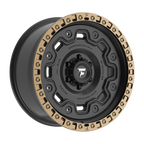 Fittipaldi FT100 20X9 +18 Satin Black with Bronze Ring