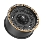 Fittipaldi FT100 20X9 +18 Satin Black with Bronze Ring