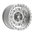 Fittipaldi FT100 17X9 -12 Gloss Silver Machined