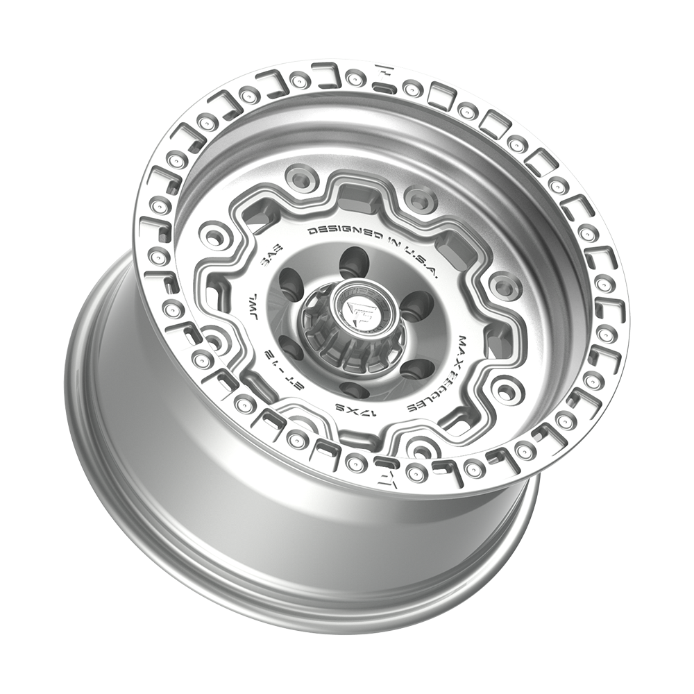Fittipaldi FT100 17X9 -12 Gloss Silver Machined