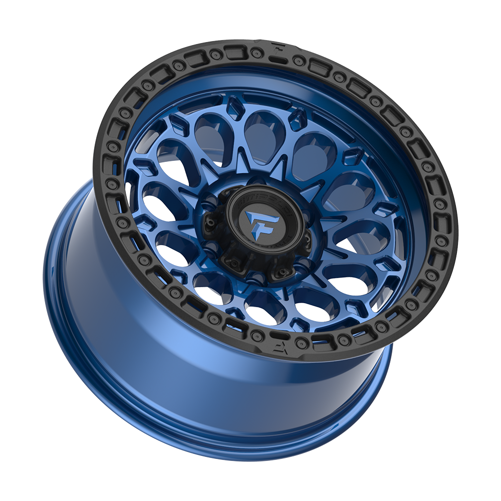 Fittipaldi FT101 17X9 -12 Gloss Blue with Black Ring