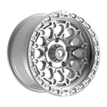 Fittipaldi FT101 17X9 -12 Gloss Silver with Machined Face and Undercut
