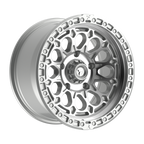 Fittipaldi FT101 17X9 -12 Gloss Silver with Machined Face and Undercut