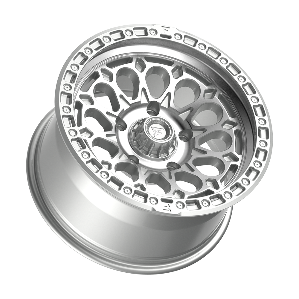 Fittipaldi FT101 17X9 -12 Gloss Silver with Machined Face and Undercut
