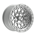 Fittipaldi FT101 17X9 -12 Gloss Silver with Machined Face and Undercut