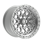 Fittipaldi FT101 17X9 -12 Gloss Silver with Machined Face and Undercut