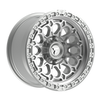 Fittipaldi FT101 17X9 -12 Gloss Silver with Machined Face and Undercut