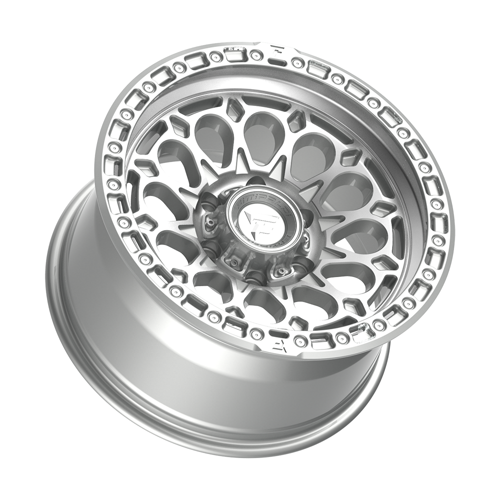 Fittipaldi FT101 17X9 -12 Gloss Silver with Machined Face and Undercut