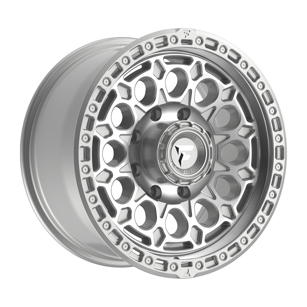 Fittipaldi FT101 18X9 +18 Gloss Silver with Machined Face and Undercut