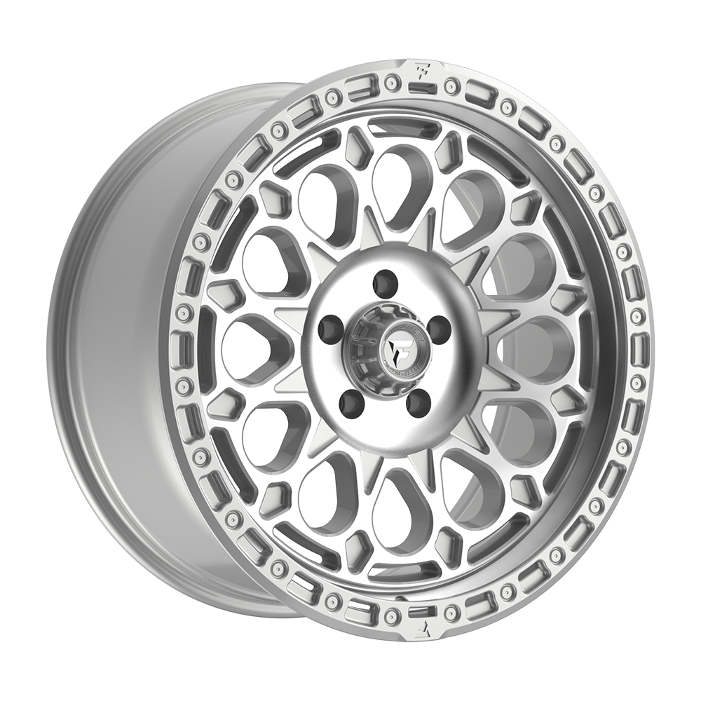 Fittipaldi FT101 20X9 +0 Gloss Silver with Machined Face and Undercut