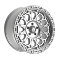 Fittipaldi FT101 20X9 +18 Gloss Silver with Machined Face and Undercut