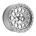 Fittipaldi FT101 20X9 +18 Gloss Silver with Machined Face and Undercut