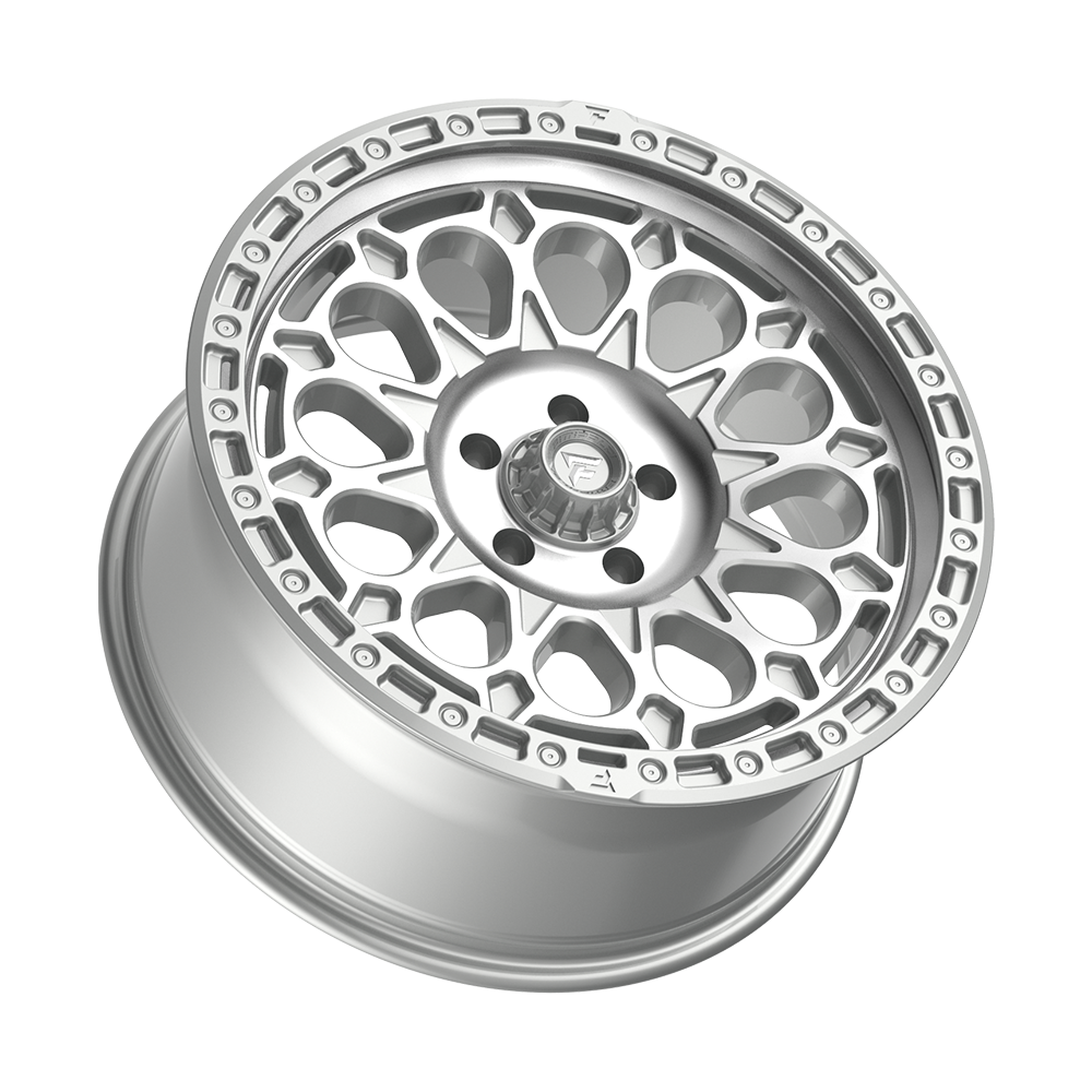 Fittipaldi FT101 20X9 +18 Gloss Silver with Machined Face and Undercut